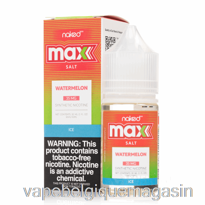 Vape Juice Glace Pastèque - Sel Max Nu - 30ml 35mg